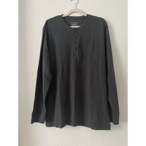 FAIR INDIGO MENS LONG SLEEVE ORGANIC PIMA COTTON SHIRT SZ L